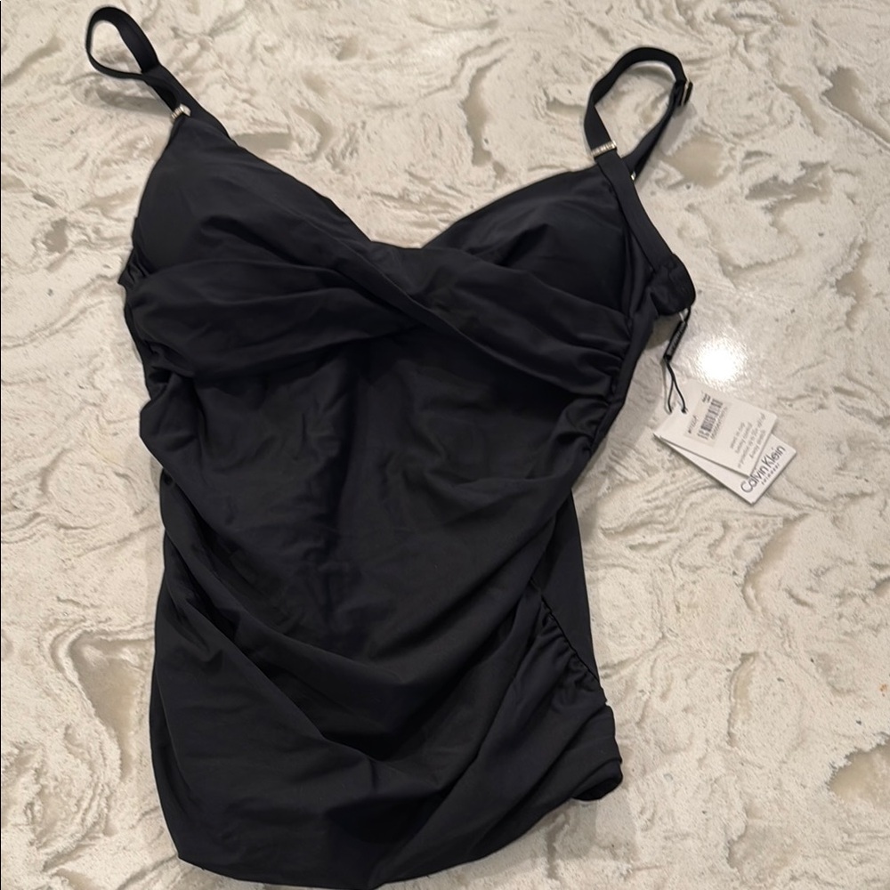 Calvin Klein Black One Piece Swimsuit